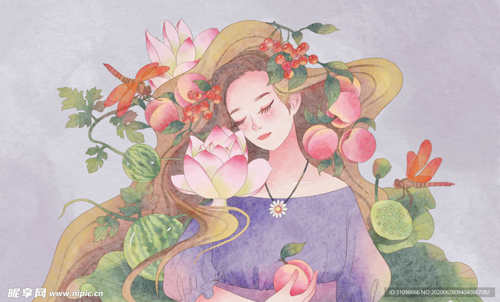 矢量美女图片