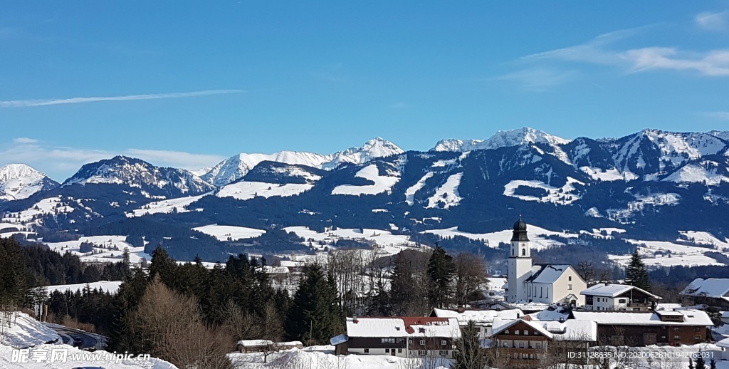 雪山 城市