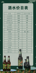 酒水台卡