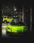 绿色兰博车