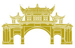 城门楼矢量