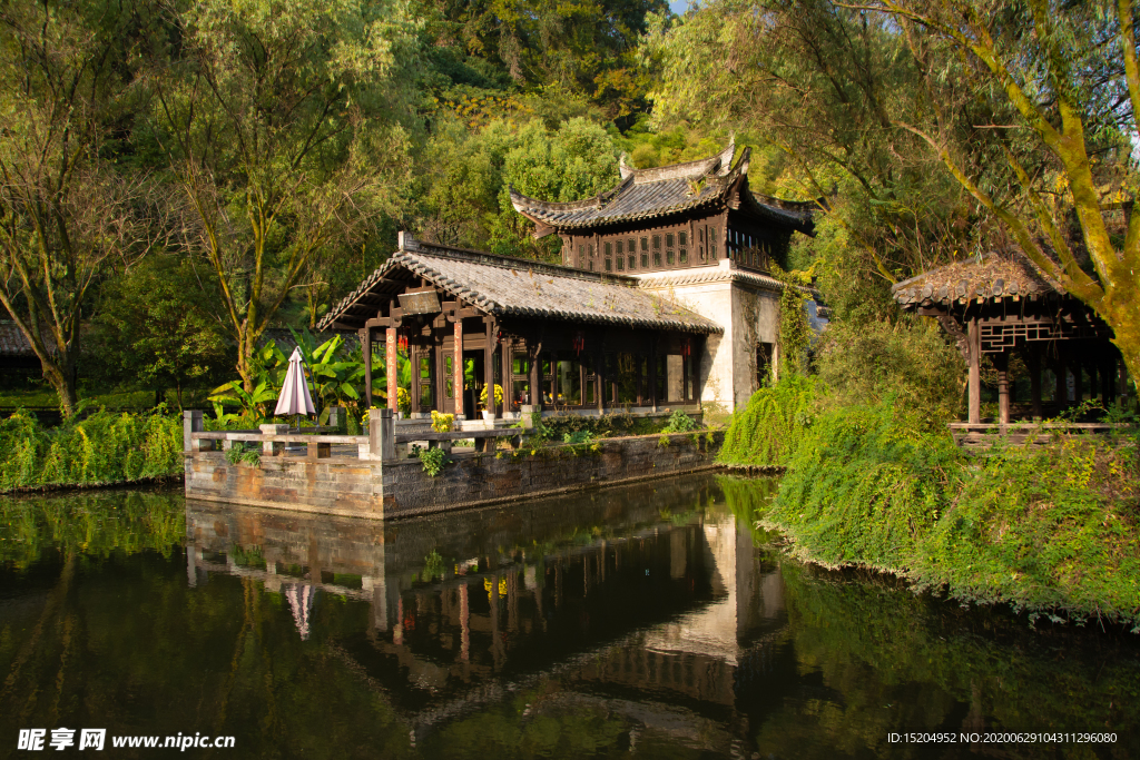 婺源篁岭风景区园林画舫