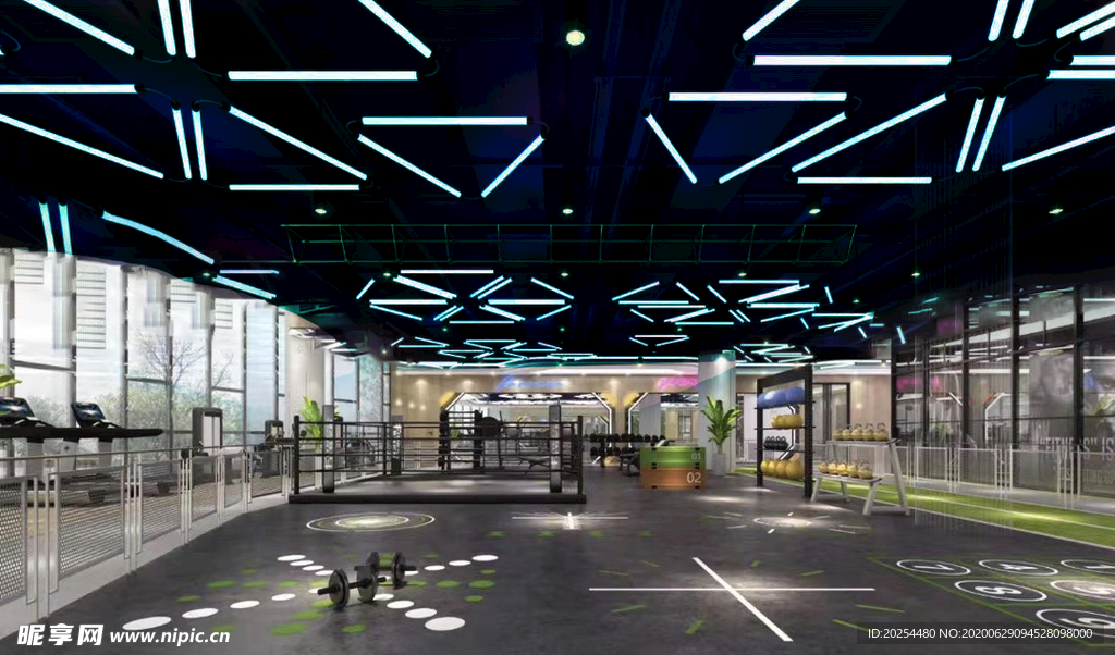 健身室效果图