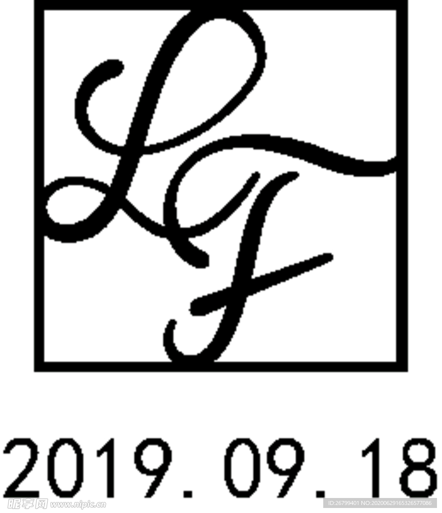 婚礼logo 英文logo 字