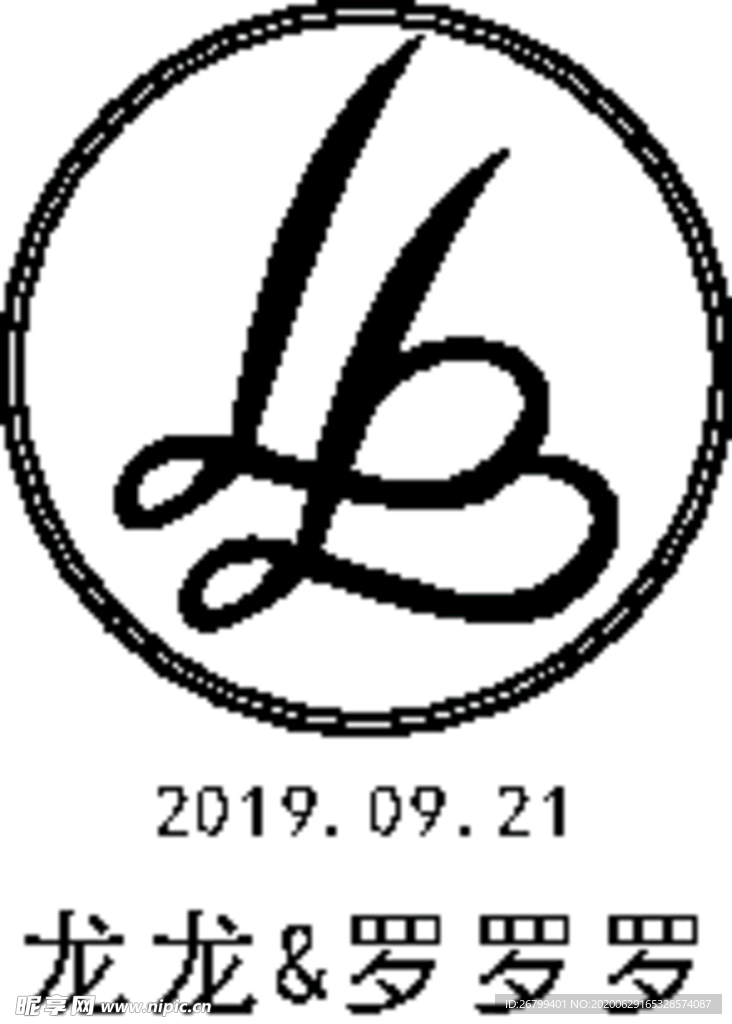 婚礼logo 英文