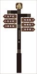 导向牌 指示牌  仿古牌