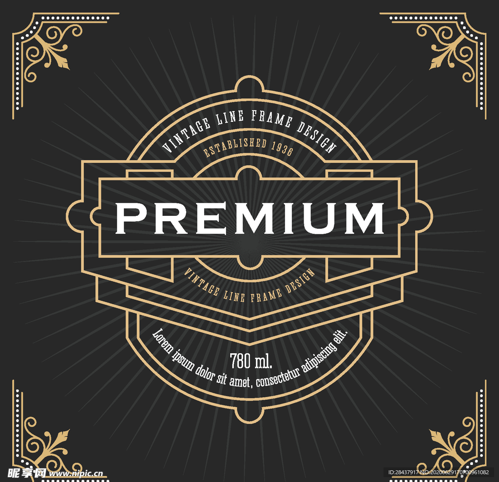 矢量标签素材