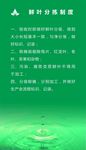 鲜叶分拣制度 茶叶公司展板