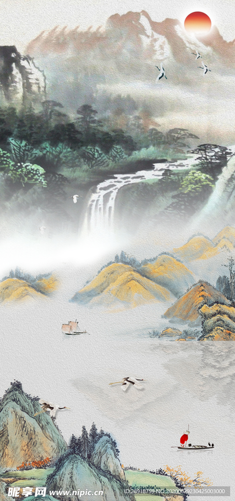 国画山水