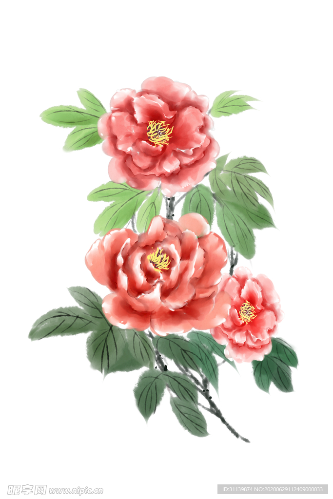 手绘花