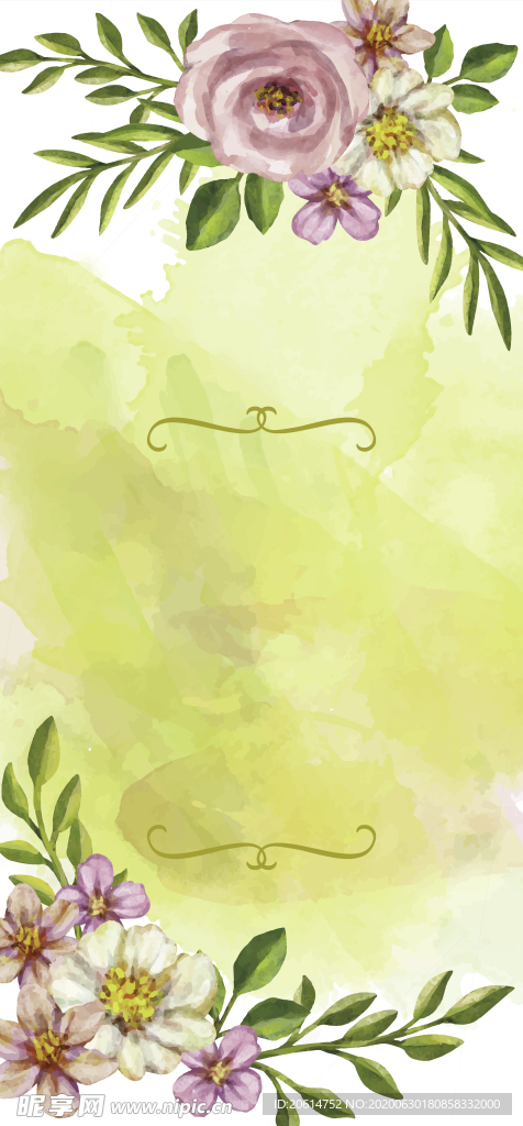 创意鲜花海报