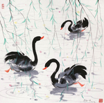 中国风水墨风景国画