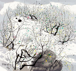 中国风水墨风景国画