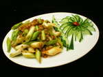 蒜腊八豆肉末