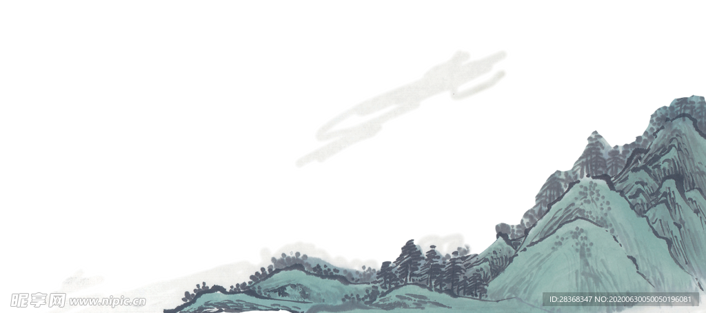 水墨山水素材