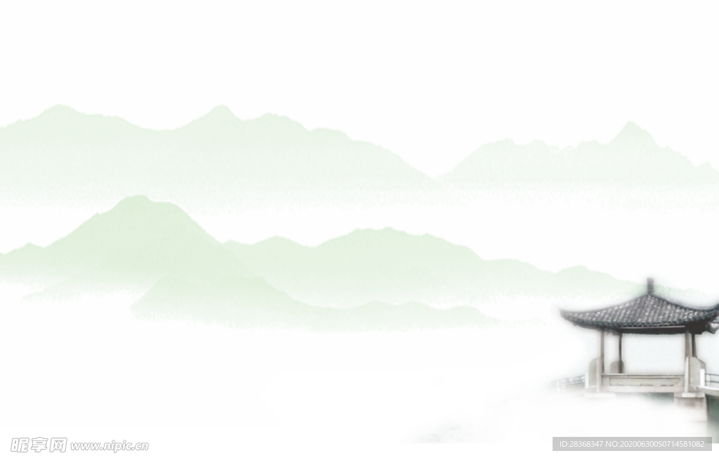 水墨山水素材