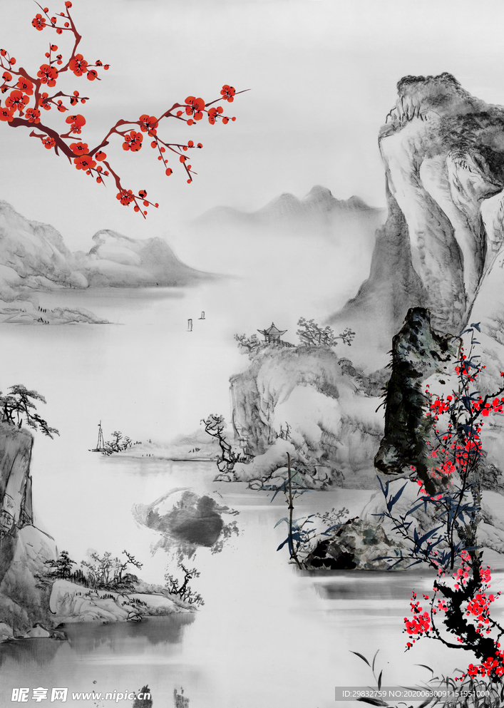 水墨画