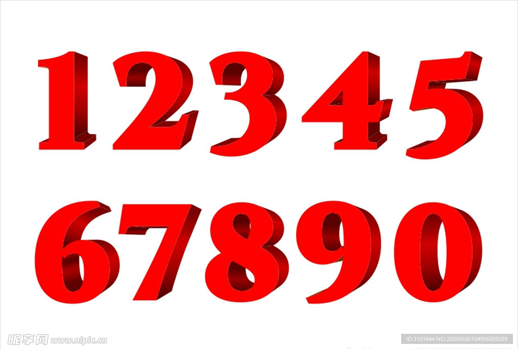 立体数字