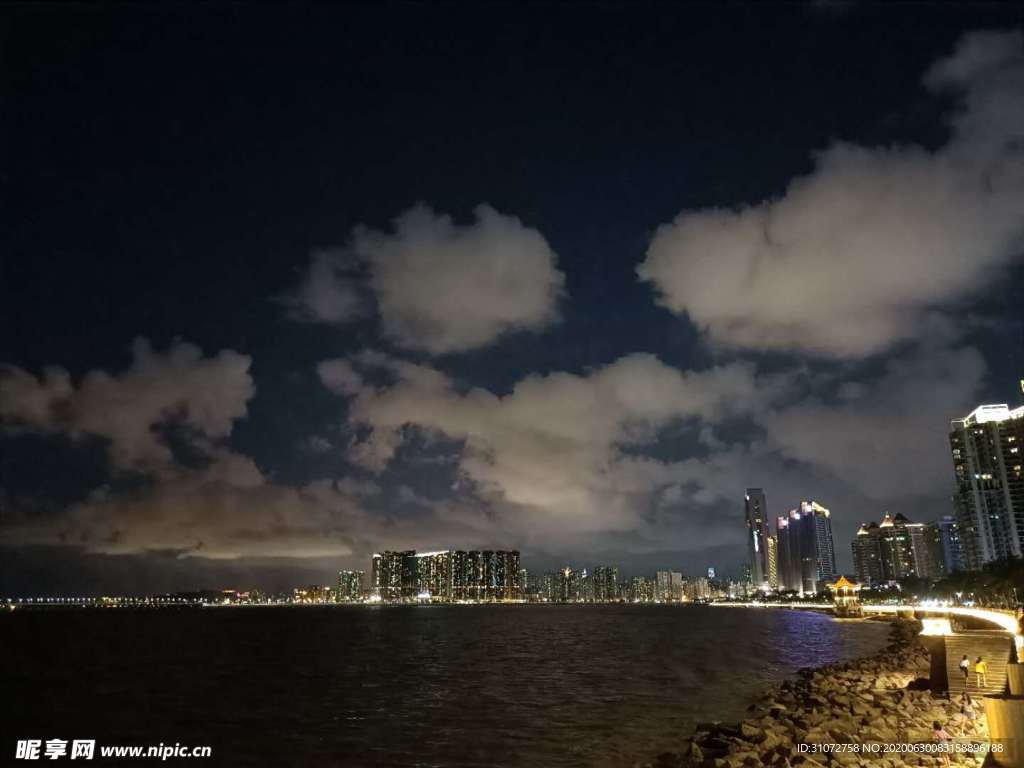 城市海景