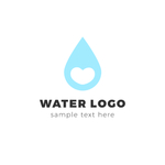 创意水资源logo