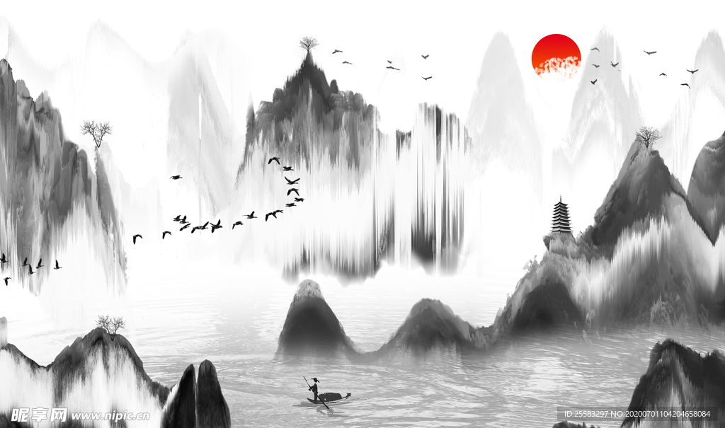 水墨山水