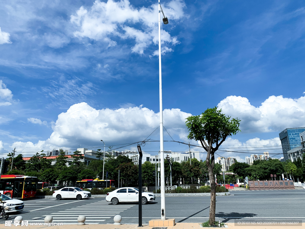 城市道路交通摄影