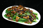 豉鲫鱼油麦菜