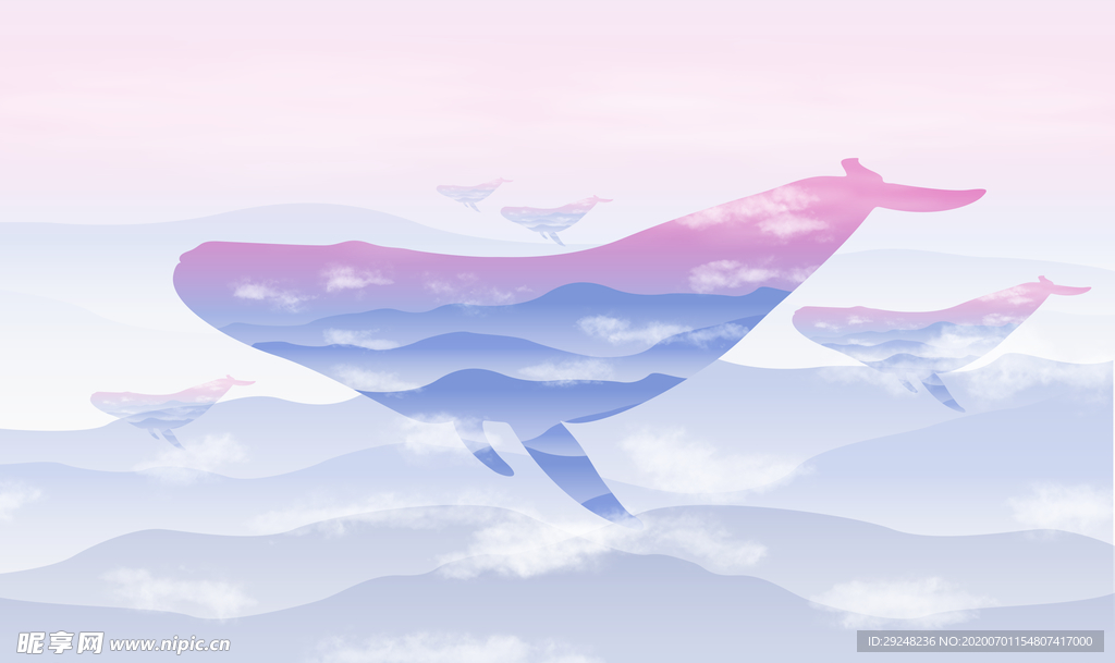 抽象山水