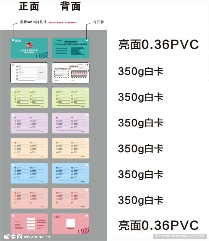 街道志愿者积分卡