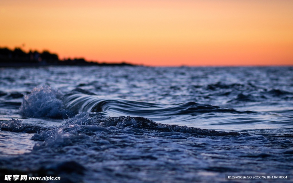 海边夕阳