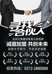 招商合作招聘旺铺招租海报