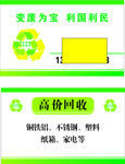 废品回收名片