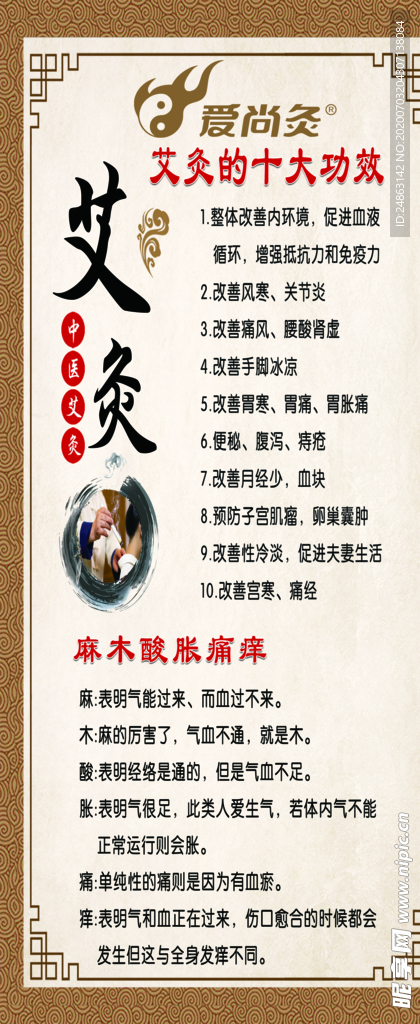 艾灸展架