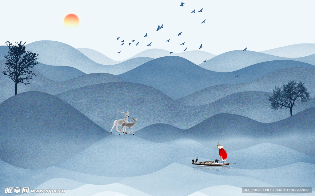 水墨山水