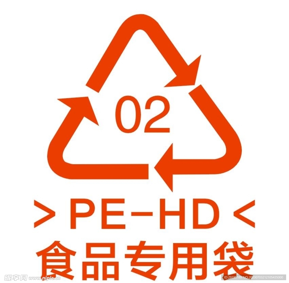 PE-HD  食品专用袋