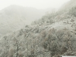 大山雪景