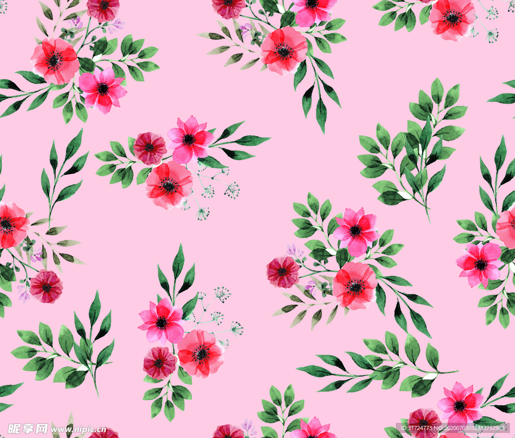 粉色花朵