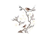 植物鸟儿