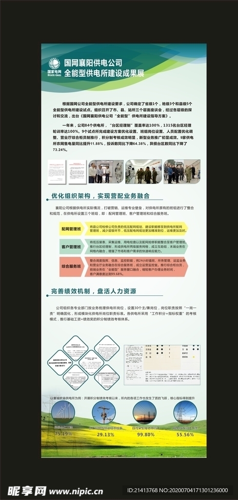 企业展板背景