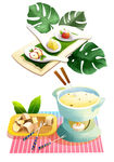 手绘美食海报图片