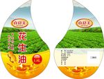 花生油 不干胶 花生