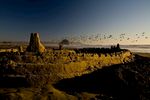 废弃废墟古代建筑