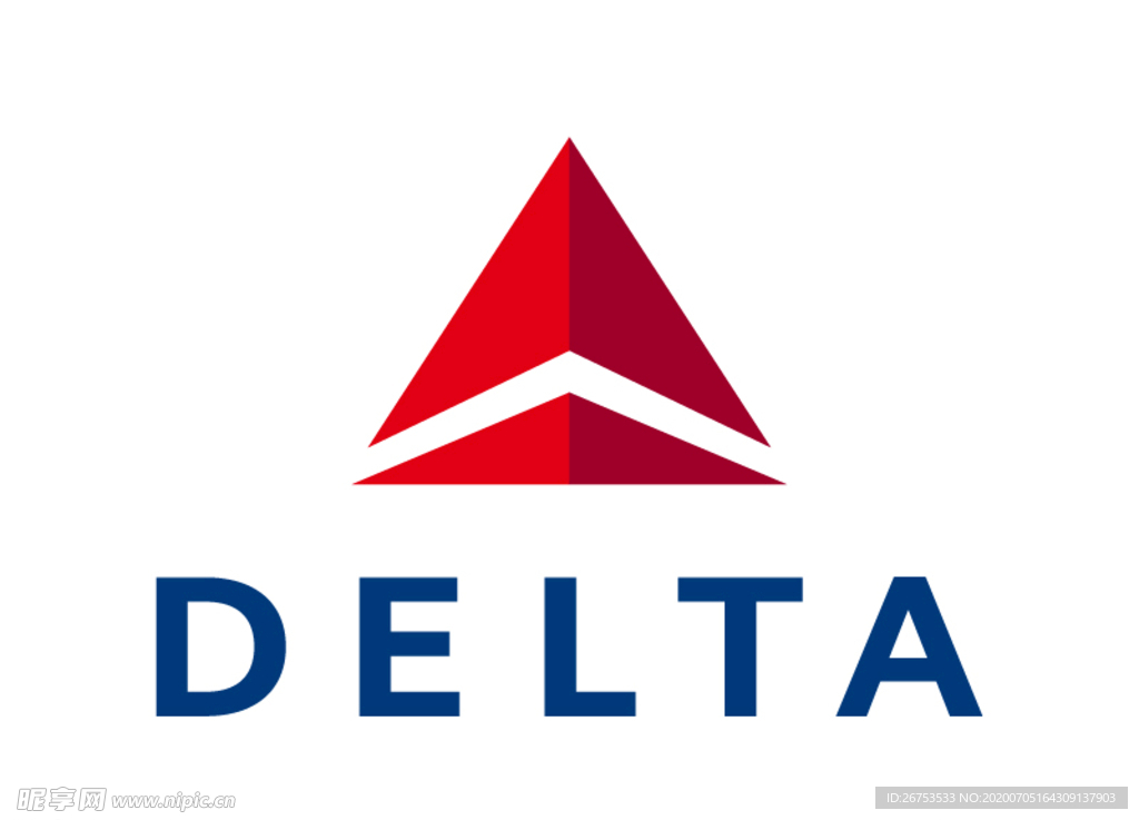 达美航空 Delta 标志