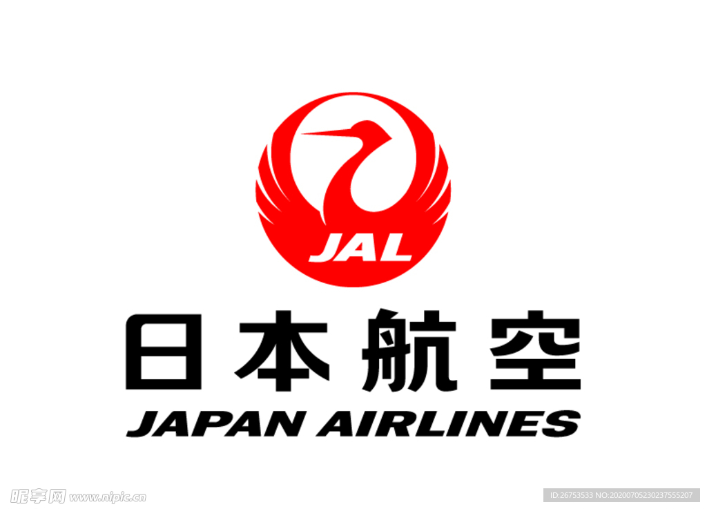 日本航空JAL 标志 LOGO