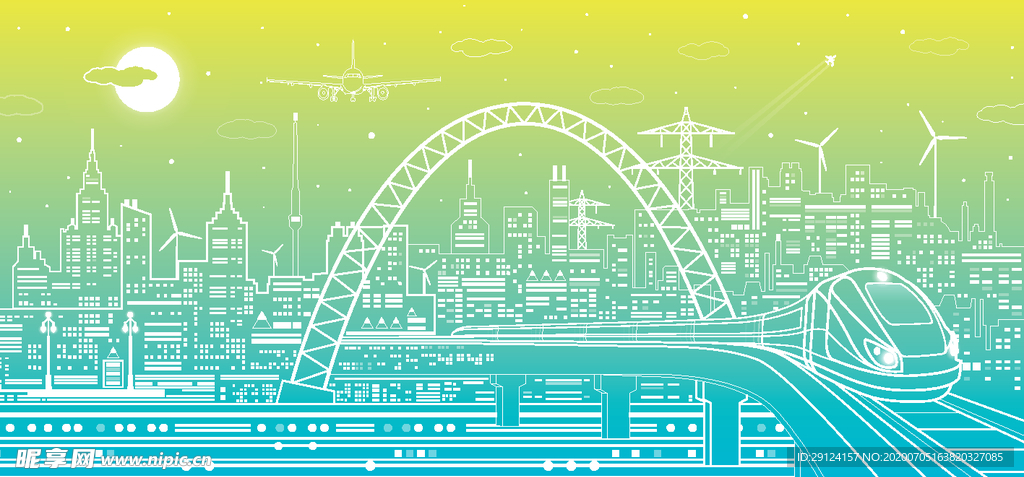 城市线条