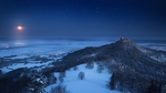 深夜雪景