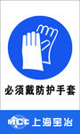 必须戴防护手套