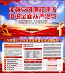 廉政建设 廉政展板