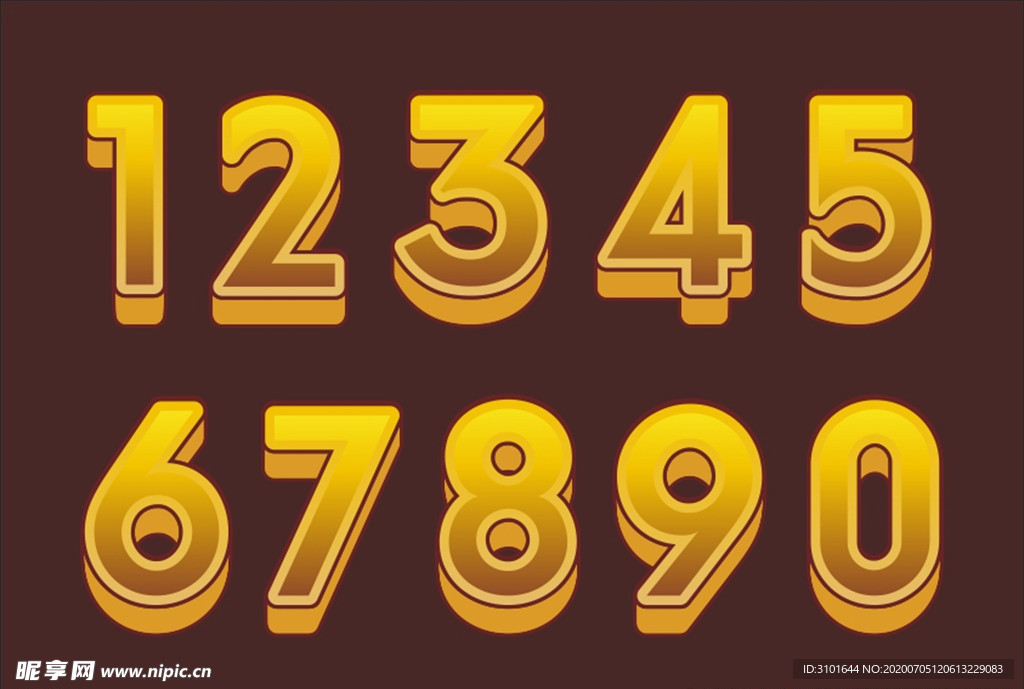 立体数字