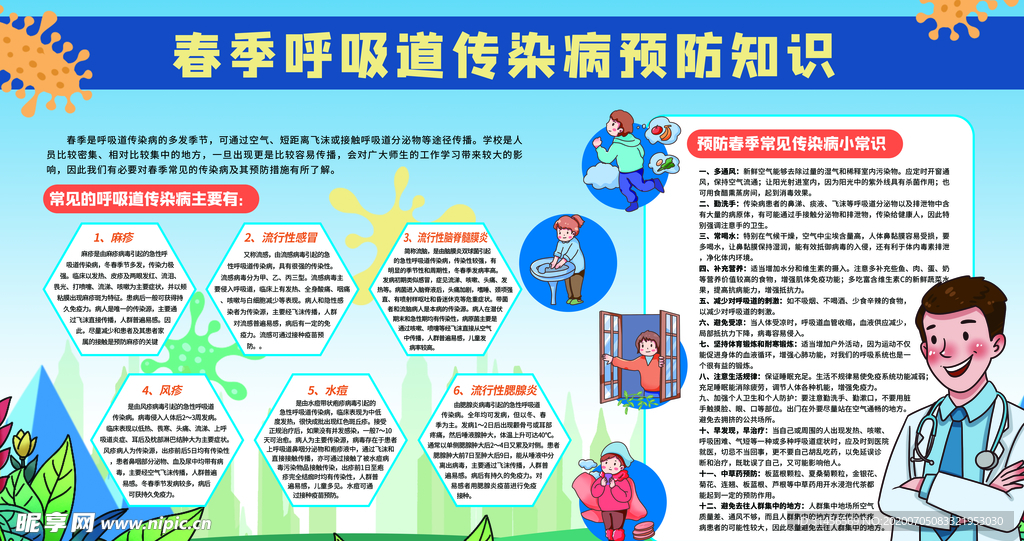 春季呼吸道传染病预防知识